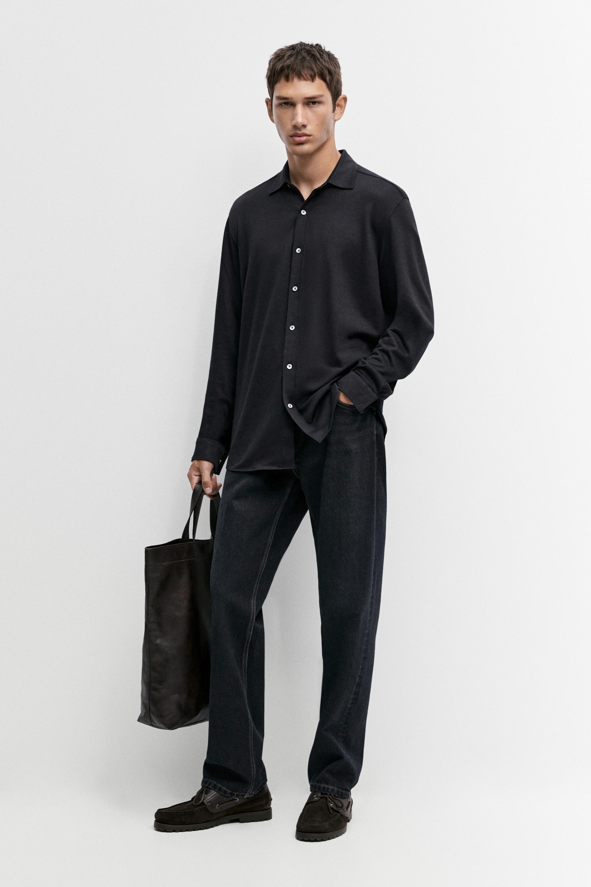 Chemise stretch slim fit en coton